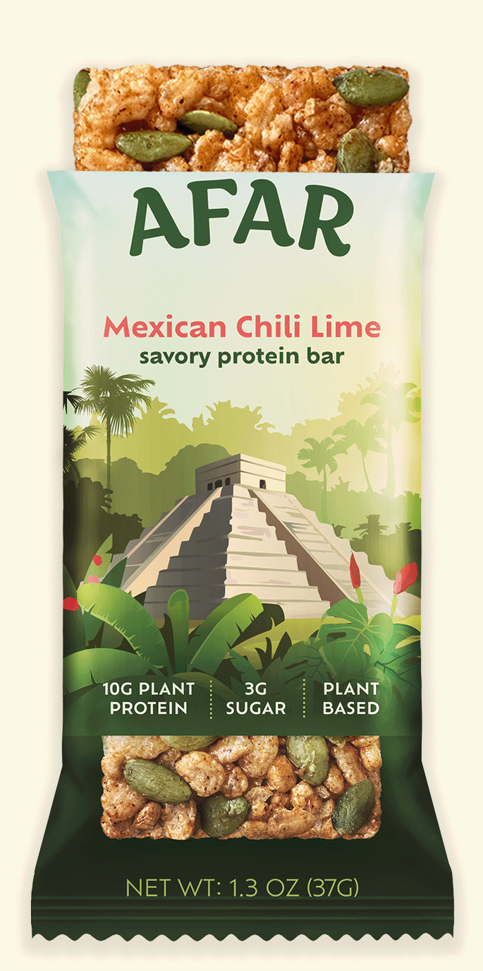 Afar Mexican Chili Lime bar (unwrapped)