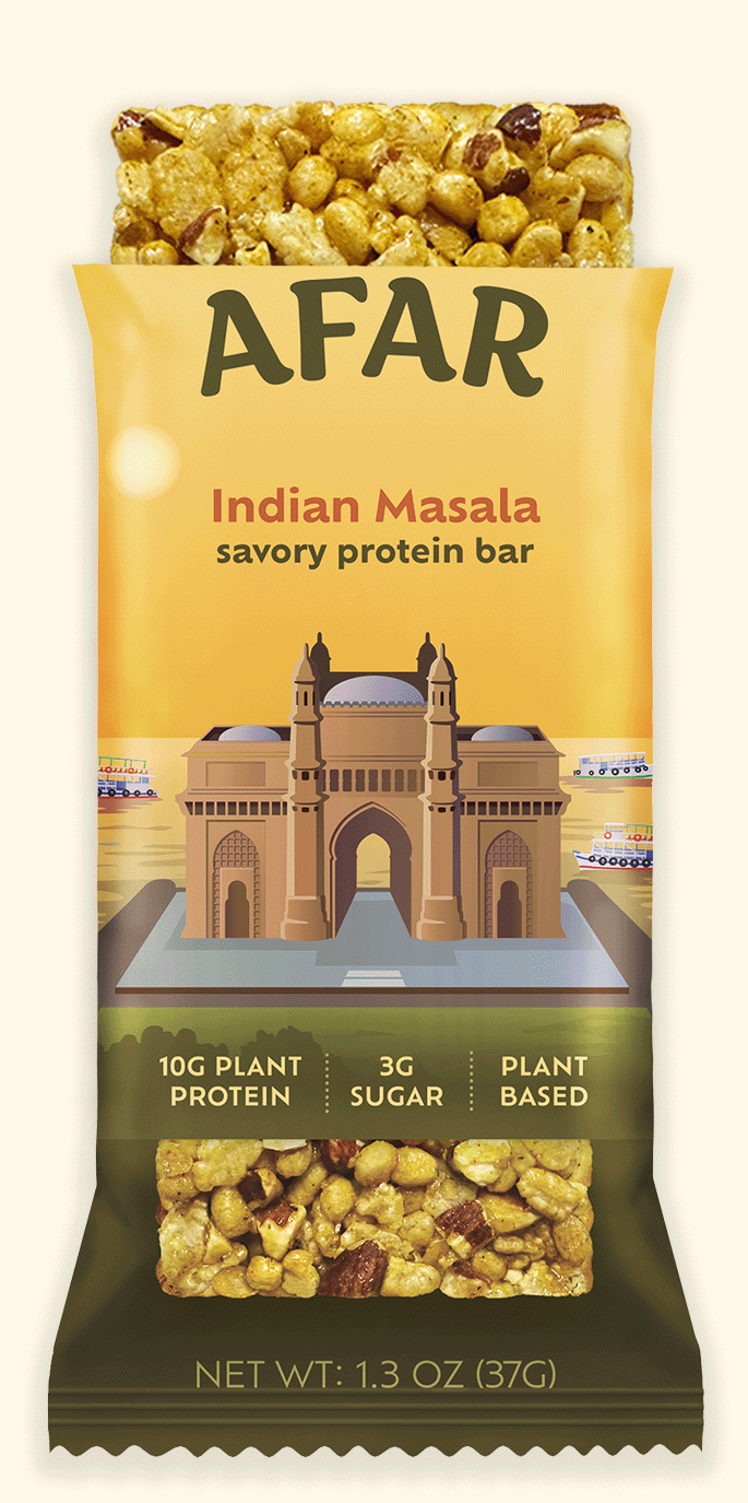 Afar Indian Masala bar (unwrapped)